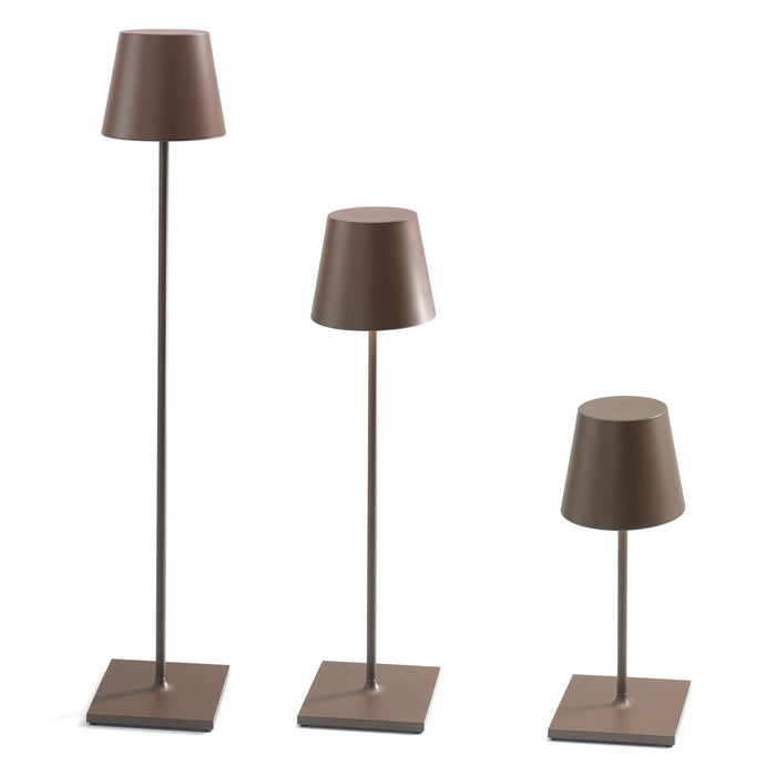 Zafferano LD0360R3 LED Floor Lamp, Rust
