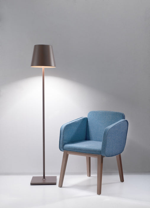 Zafferano LD0360R3 LED Floor Lamp, Rust