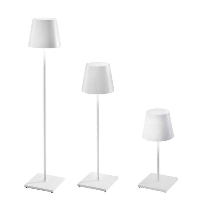 Zafferano LD0360B3 LED Floor Lamp, White