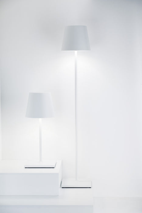Zafferano LD0360B3 LED Floor Lamp, White