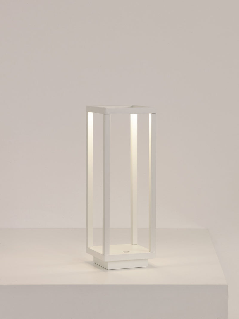 Zafferano LD0258B3 LED Table Lamp, White