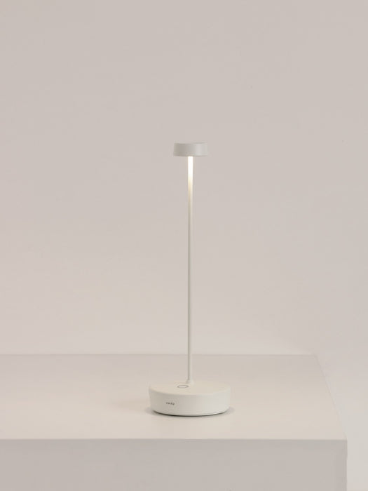 Zafferano LD1010B3 LED Table Lamp, White