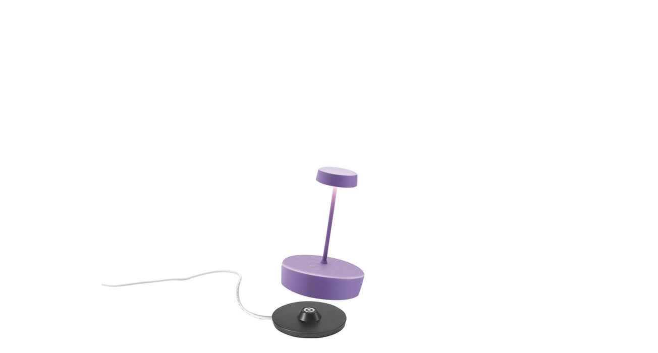 Zafferano LD1011L3 LED Table Lamp, Lilac