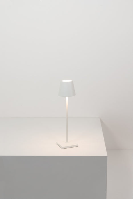 Zafferano LD0490B3 LED Table Lamp, White