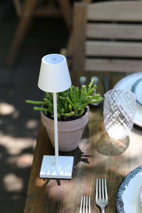 Zafferano LD0490B3 LED Table Lamp, White