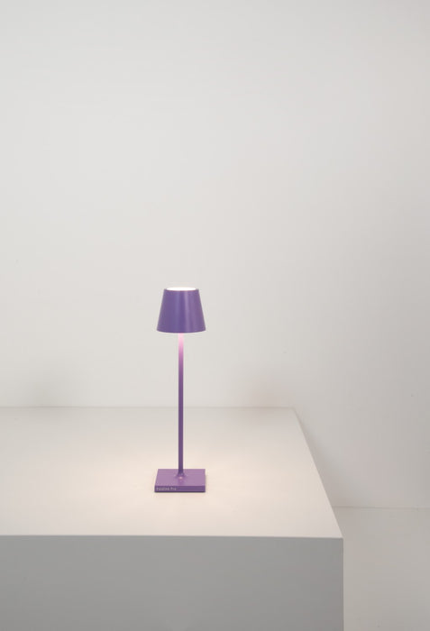 Zafferano LD0490L3 LED Table Lamp, Lilac