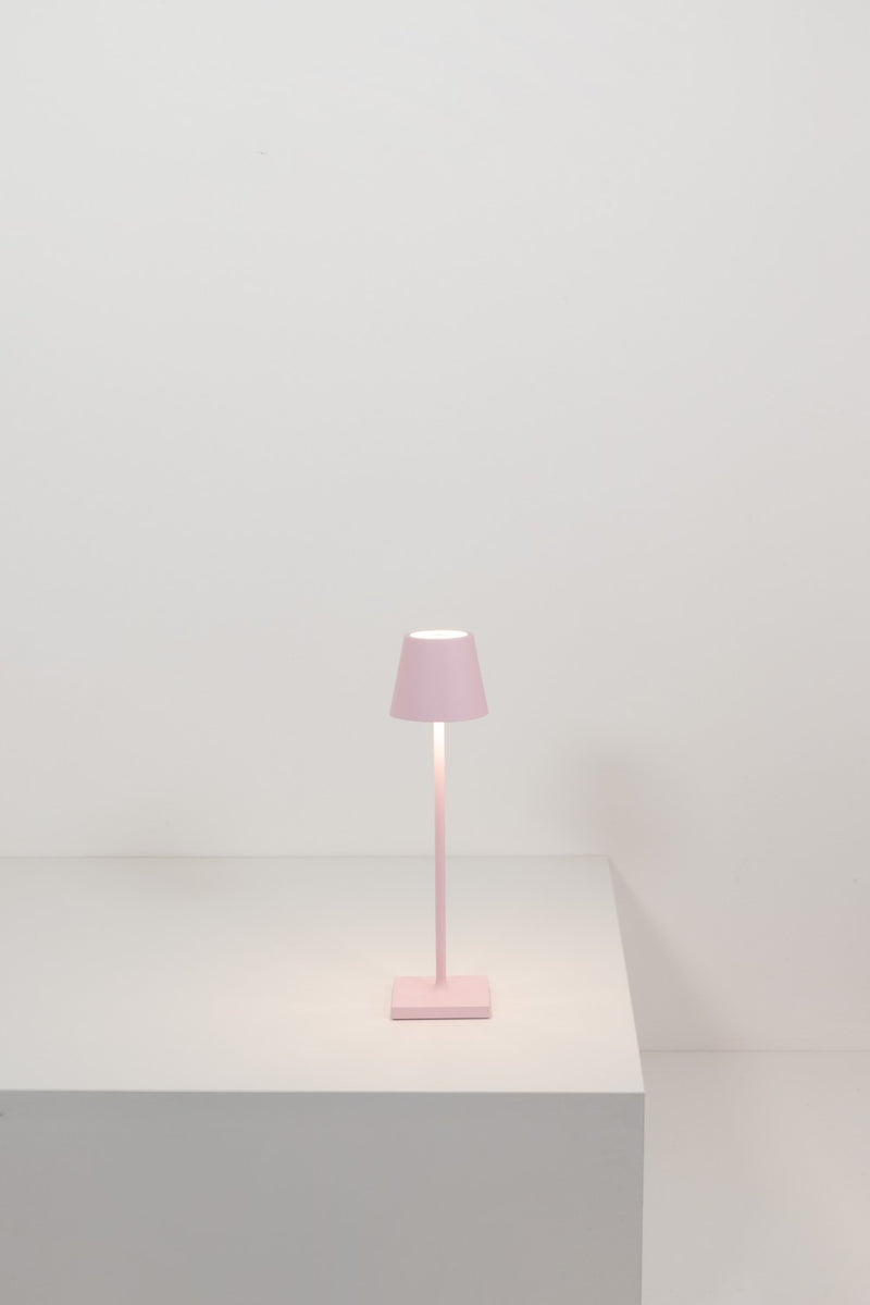 Zafferano LD0490P3 LED Table Lamp, Pink