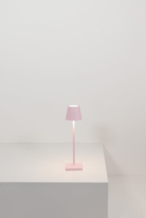 Zafferano LD0490P3 LED Table Lamp, Pink