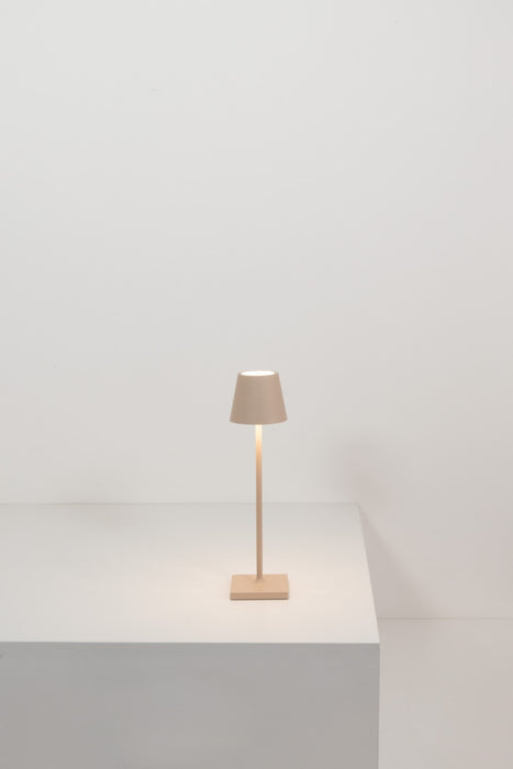 Zafferano LD0490S3 LED Table Lamp, Sand