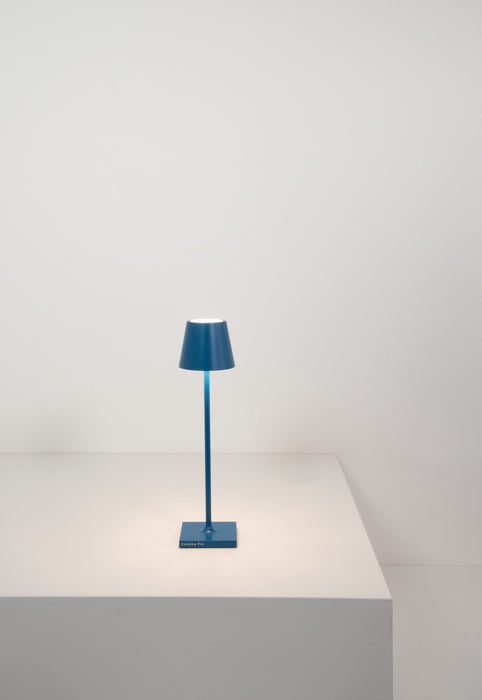 Zafferano LD0490K3 LED Table Lamp, Capri Blue