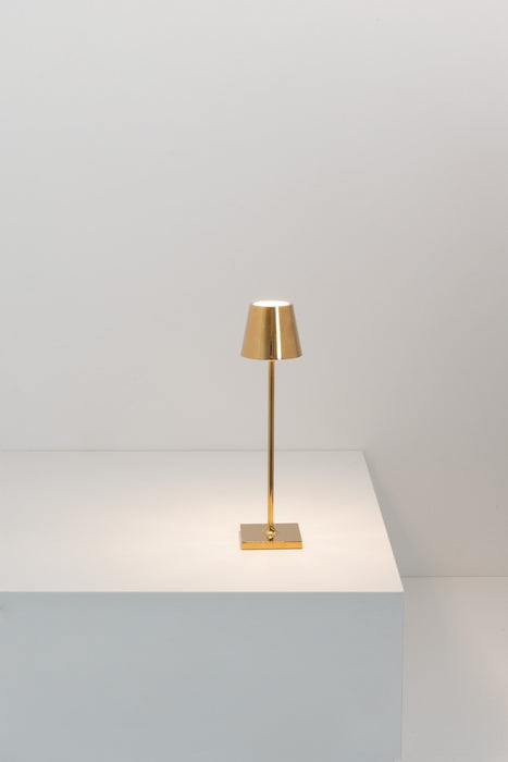 Zafferano LD0490O3 LED Table Lamp, Gold
