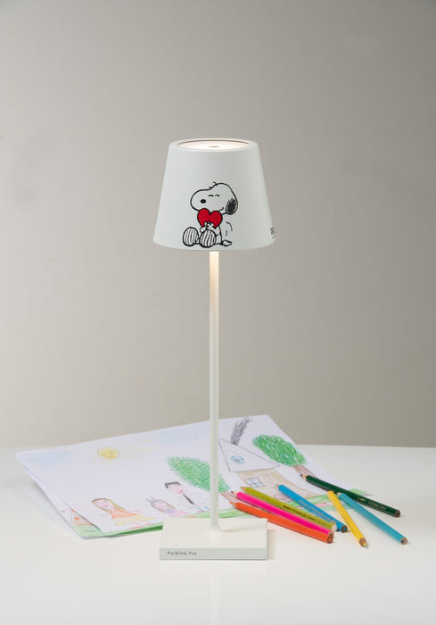 Zafferano LD0340BP2 LED Table Lamp, Heart