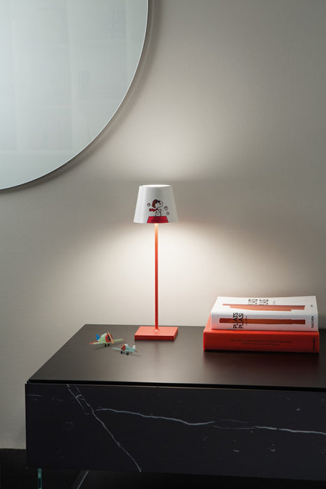 Zafferano LD0340FP1 LED Table Lamp, Aviator