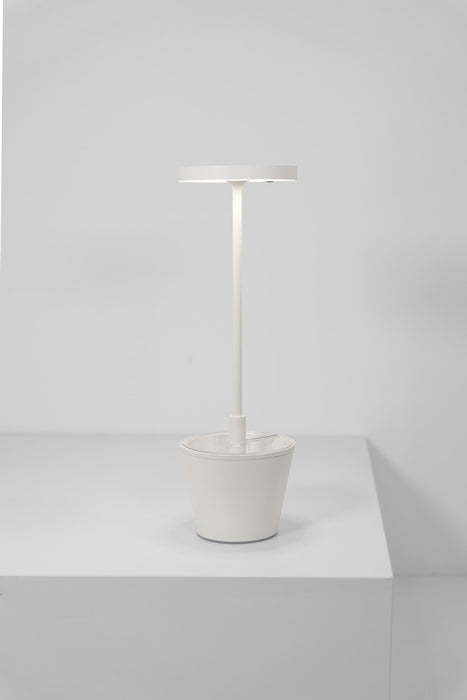 Zafferano LD0420B4 LED Table Lamp, White