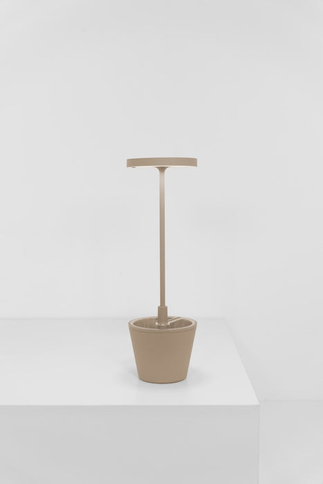 Zafferano LD0420S4 LED Table Lamp, Sand