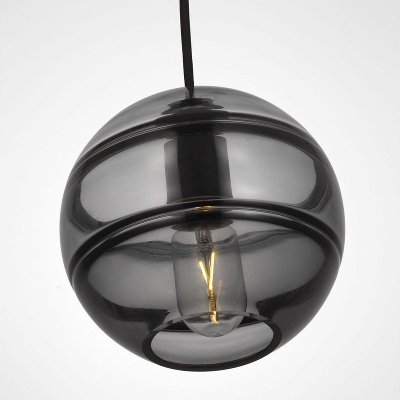 Visual Comfort Modern 700TDSDNGPKB One Light Pendant, Nightshade Black