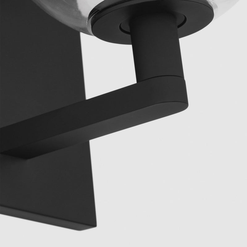 Visual Comfort Modern 700WSSDNCB-LED927 LED Wall Sconce, Nightshade Black