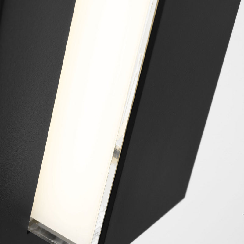 Visual Comfort Modern 700OWASP93015DBUNVSLF LED Outdoor Wall Mount, Black