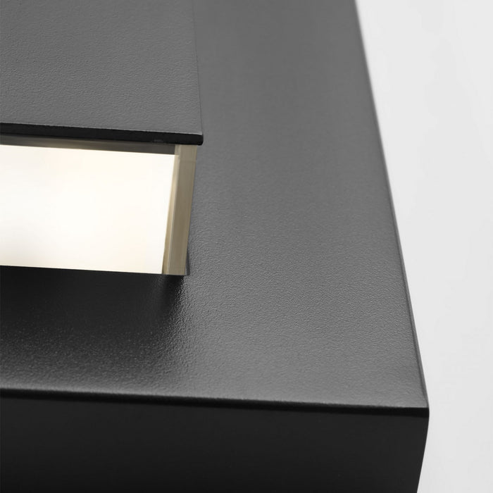 Visual Comfort Modern 700OWASP93026DBUNVS LED Outdoor Wall Mount, Black