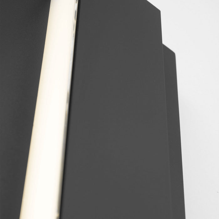 Visual Comfort Modern 700OWASP93026DBUNVSSP LED Outdoor Wall Mount, Black