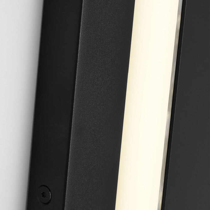 Visual Comfort Modern 700OWASP93036DBUNVSLF LED Outdoor Wall Mount, Black