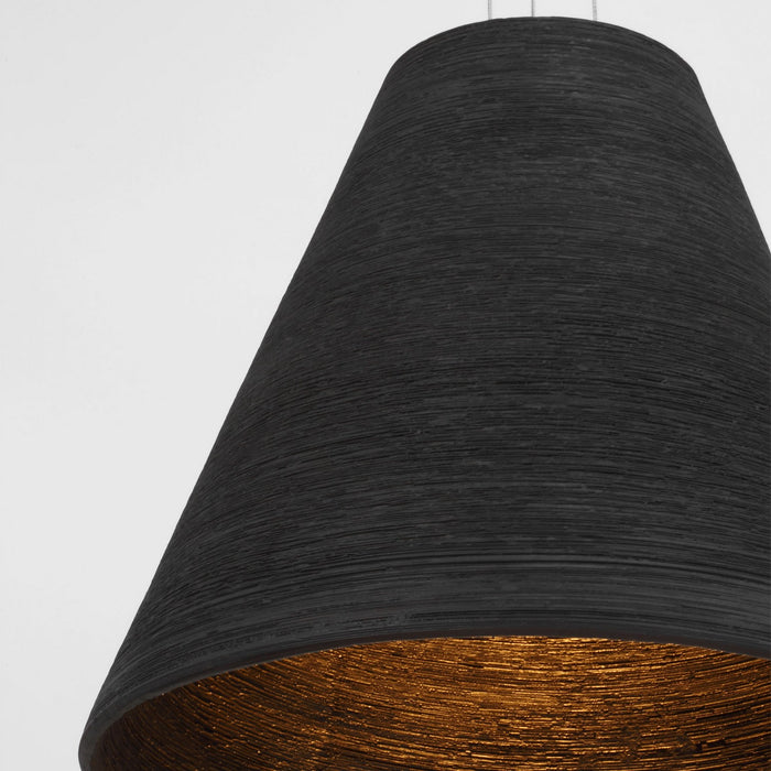 Visual Comfort Modern SLPD12627BNB LED Pendant, Natural Brass