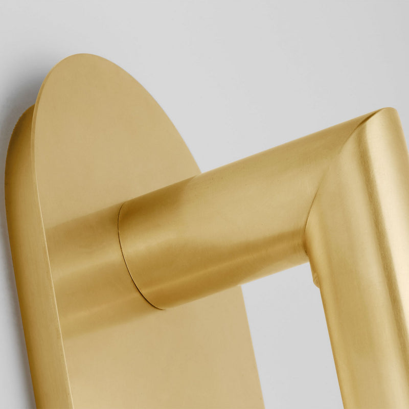 Visual Comfort Modern KWWS21727NB LED Wall Sconce, Natural Brass