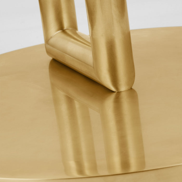 Visual Comfort Modern KWFL21927NB LED Floor Lamp, Natural Brass