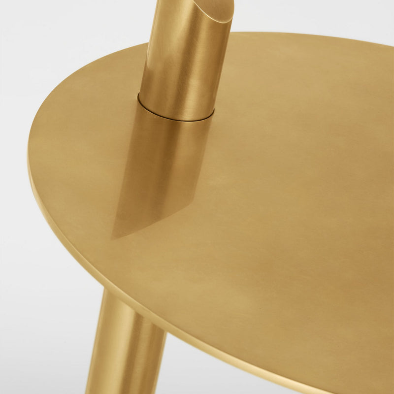 Visual Comfort Modern KWTB22027NB LED Table Lamp, Natural Brass