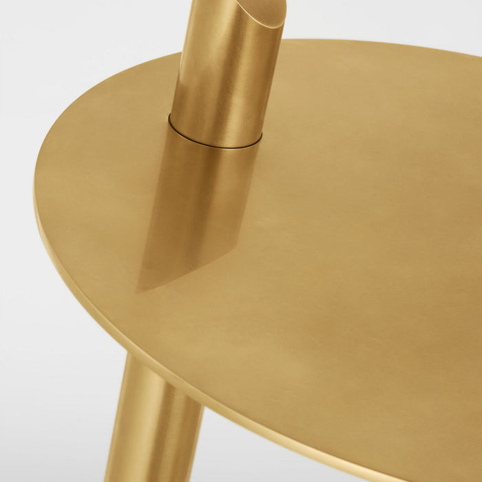 Visual Comfort Modern KWTB22027NB LED Table Lamp, Natural Brass