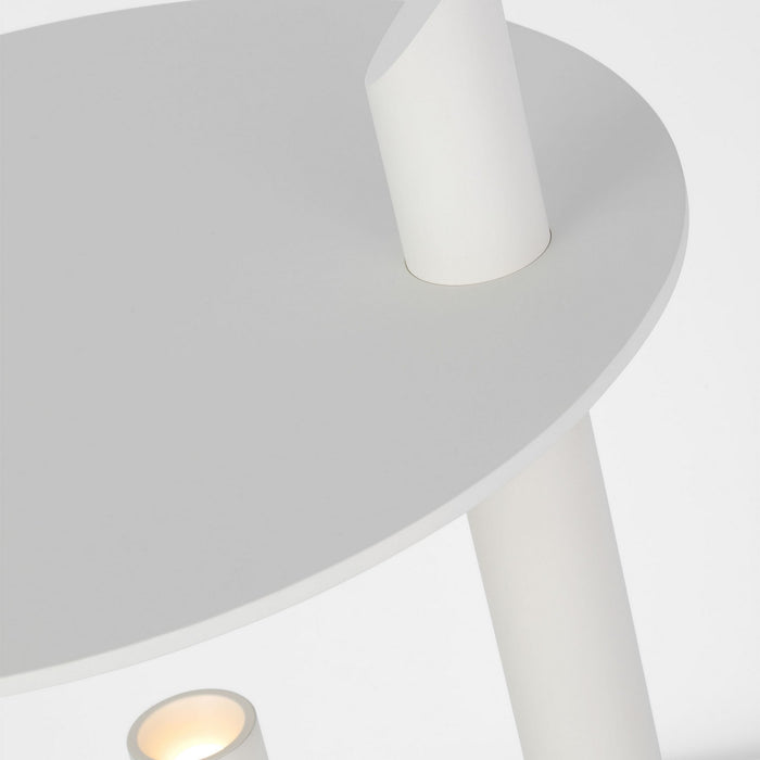 Visual Comfort Modern KWTB22027W LED Table Lamp, Soft White
