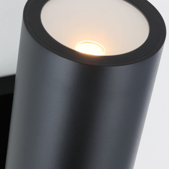 Visual Comfort Modern SLOWS28927B LED Outdoor Wall Mount, Black