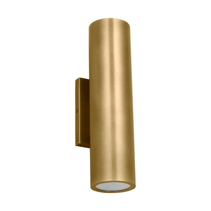 Visual Comfort Modern SLOWS28927NB LED Outdoor Wall Mount, Natural Brass