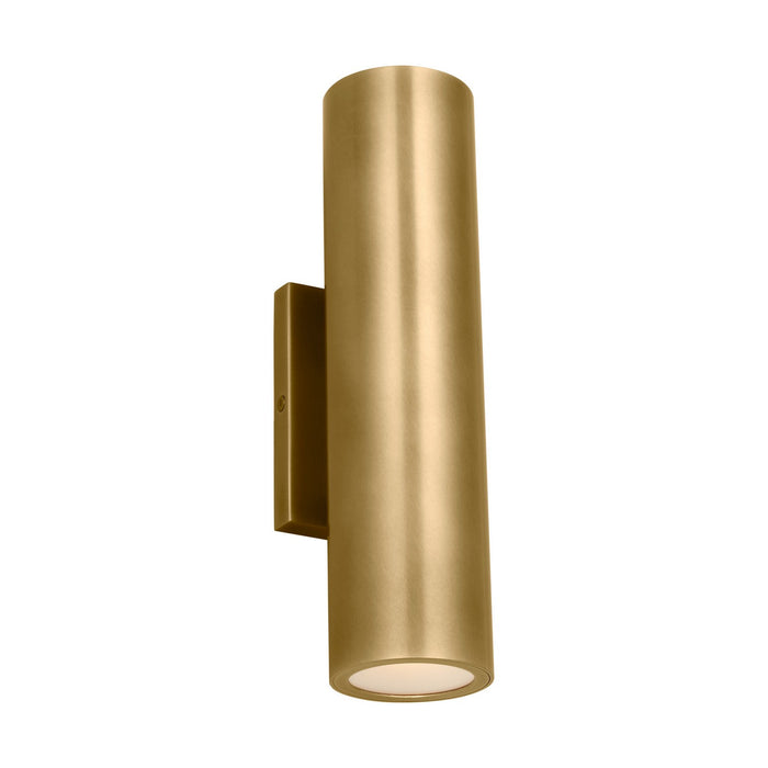 Visual Comfort Modern SLOWS28927NB LED Outdoor Wall Mount, Natural Brass