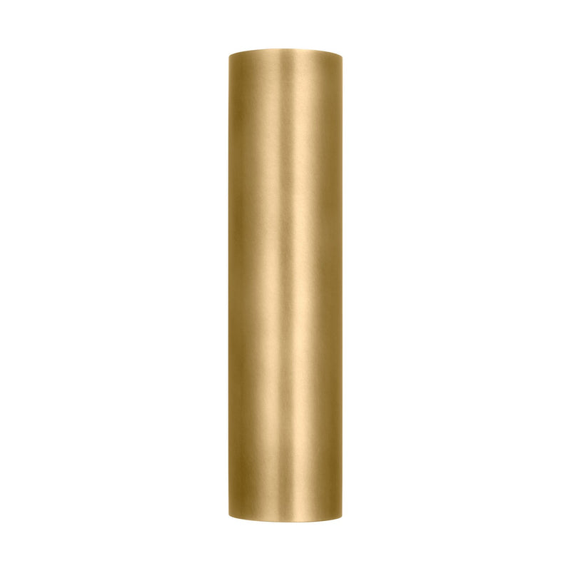Visual Comfort Modern SLOWS28927NB LED Outdoor Wall Mount, Natural Brass