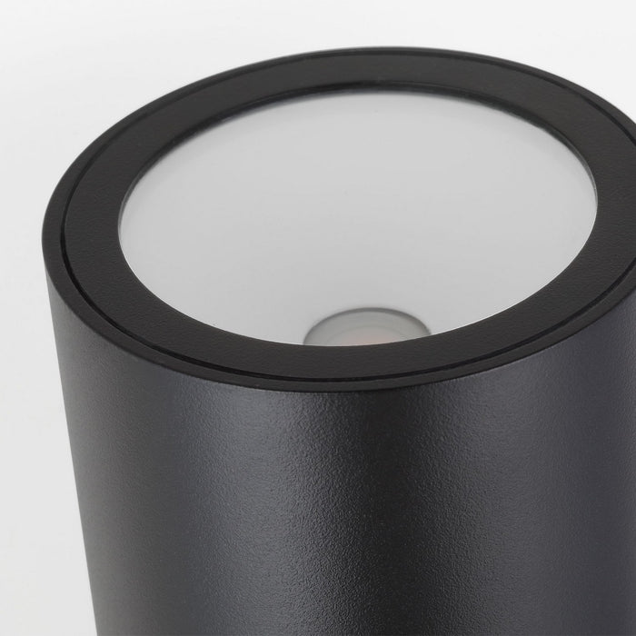 Visual Comfort Modern SLOWS29027B LED Outdoor Wall Mount, Black