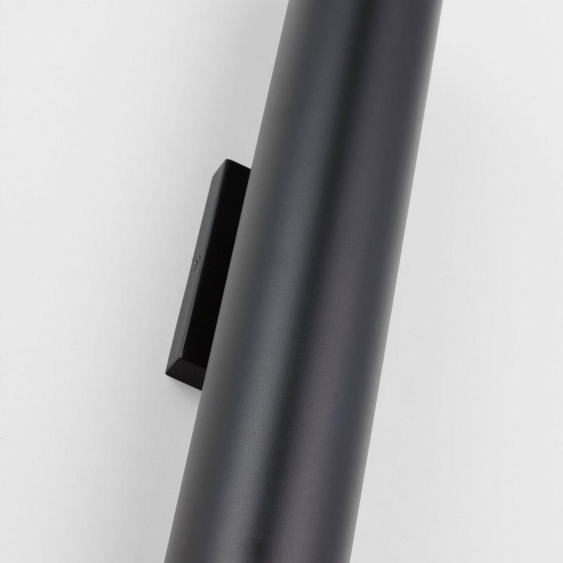 Visual Comfort Modern SLOWS29027B LED Outdoor Wall Mount, Black