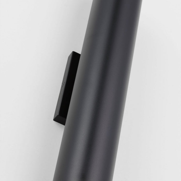 Visual Comfort Modern SLOWS29027B LED Outdoor Wall Mount, Black