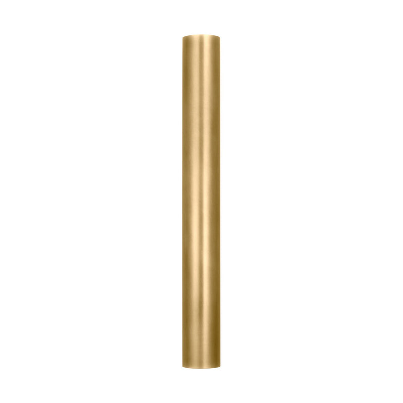 Visual Comfort Modern SLOWS29127NB LED Outdoor Wall Mount, Natural Brass