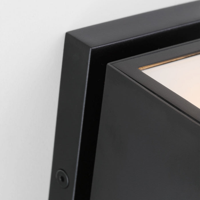 Visual Comfort Modern SLOWS29227B LED Outdoor Wall Mount, Black