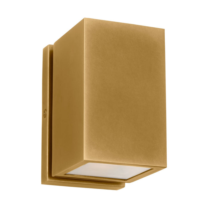Visual Comfort Modern SLOWS29227NB LED Outdoor Wall Mount, Natural Brass