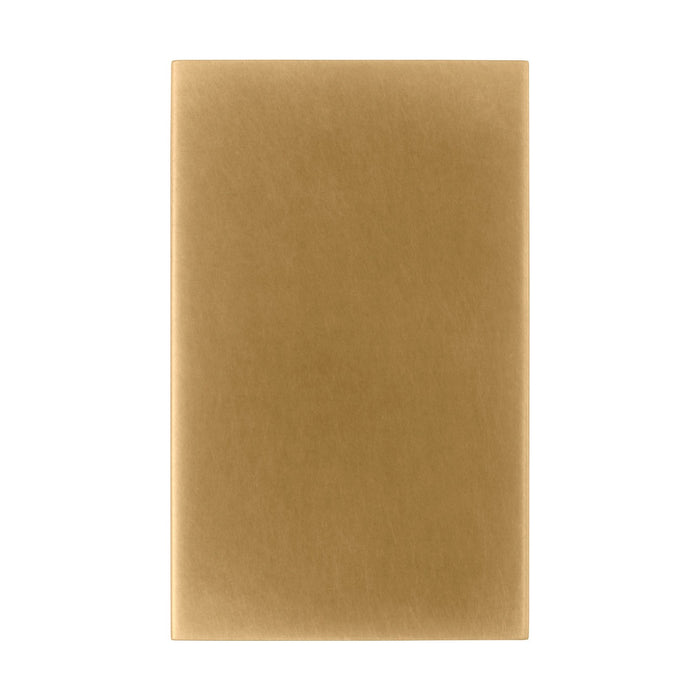 Visual Comfort Modern SLOWS29227NB LED Outdoor Wall Mount, Natural Brass