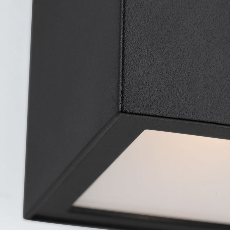 Visual Comfort Modern SLOWS29327B LED Outdoor Wall Mount, Black