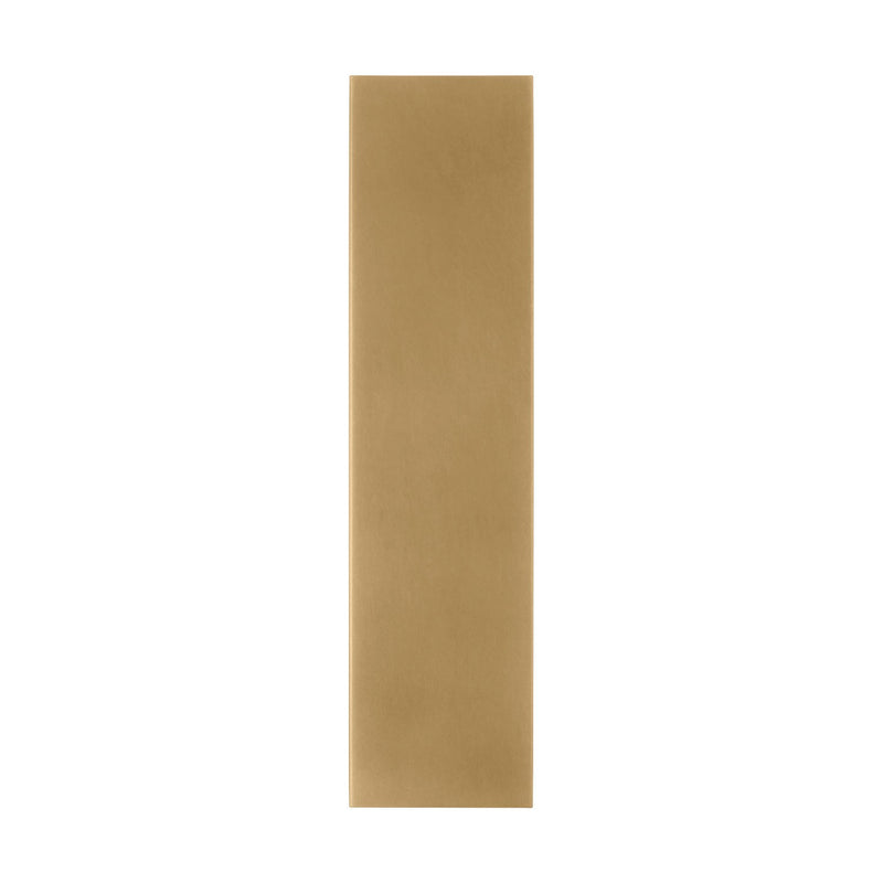 Visual Comfort Modern SLOWS29327NB LED Outdoor Wall Mount, Natural Brass