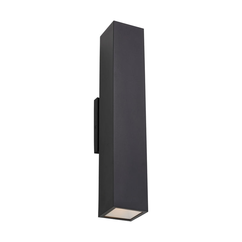 Visual Comfort Modern SLOWS29427B LED Outdoor Wall Mount, Black