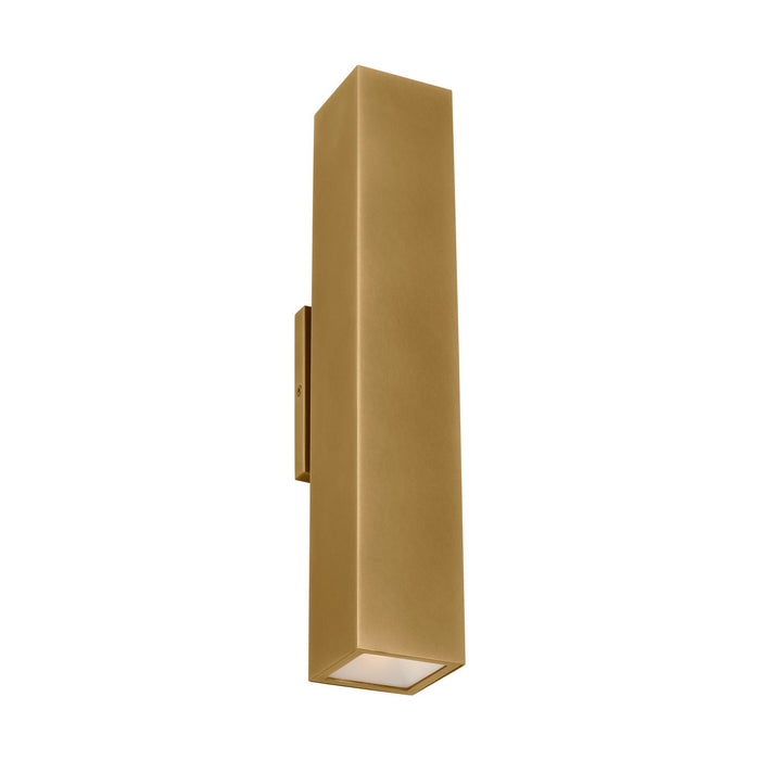 Visual Comfort Modern SLOWS29427NB LED Outdoor Wall Mount, Natural Brass