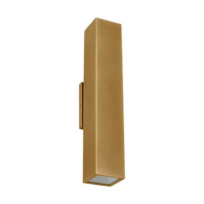 Visual Comfort Modern SLOWS29427NB LED Outdoor Wall Mount, Natural Brass