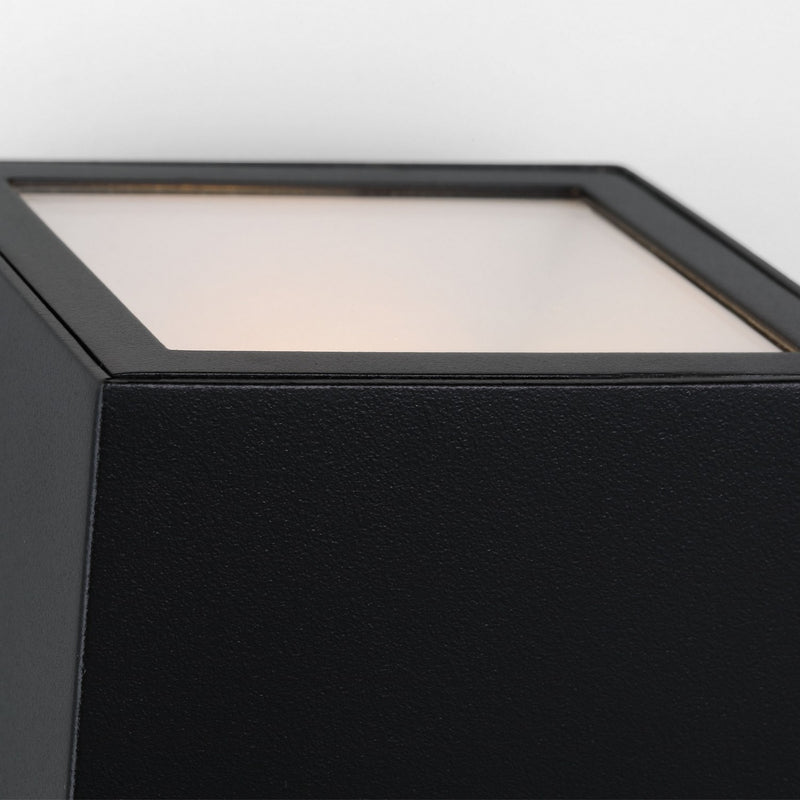 Visual Comfort Modern SLOWS29527B LED Outdoor Wall Mount, Black