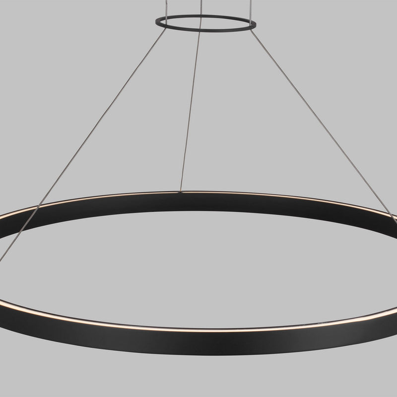Visual Comfort Modern SLCH14930B LED Chandelier, Matte Black