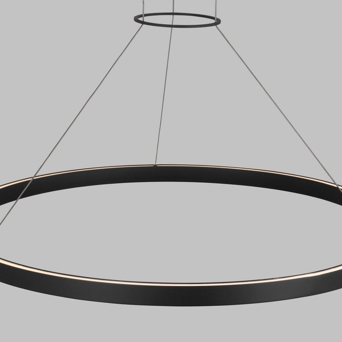 Visual Comfort Modern SLCH14930B LED Chandelier, Matte Black